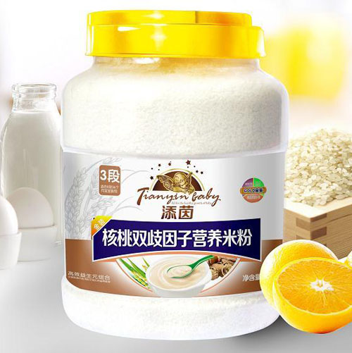 添茵核桃双歧因子营养米粉