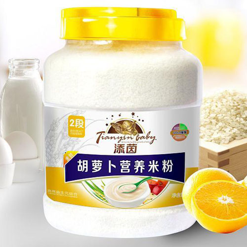 添茵胡萝卜营养米粉