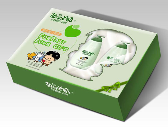 西瓜太郎嬰兒洗護用品愛(ài)心禮盒