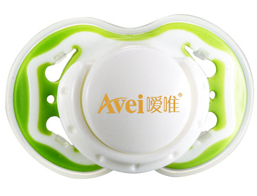 嗳唯婴幼儿双色仿真型安抚奶嘴