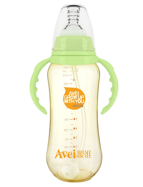噯唯標準口徑帶柄自動(dòng)PPSU奶瓶（300ml）