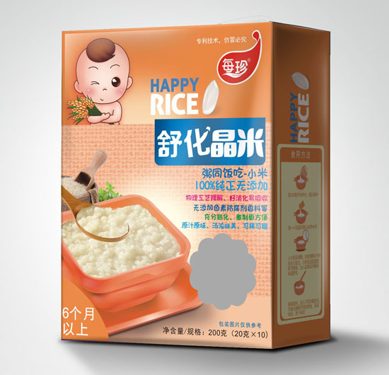 每珍舒化晶米粥同饭吃-小米