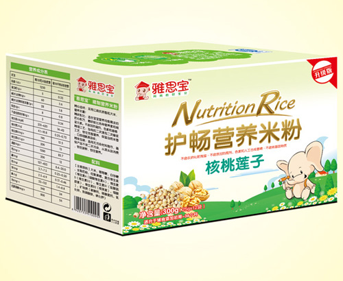 雅思寶護暢核桃蓮子營(yíng)養米粉