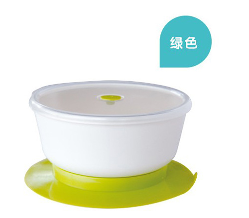 培贝吸盘训练碗绿色
