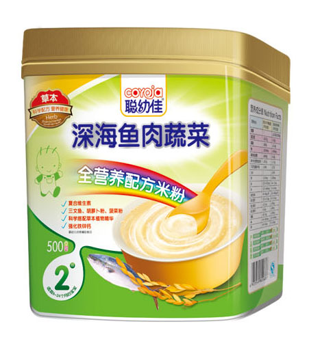 聪幼佳深海鱼肉蔬菜全营养配方米粉
