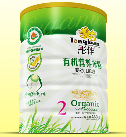 彤伴嬰幼兒有機米粉鐵聽(tīng)裝2段