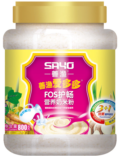善渔爱多多FOS护肠营养奶米粉