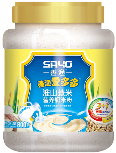善渔爱多多淮山薏米营养奶米粉