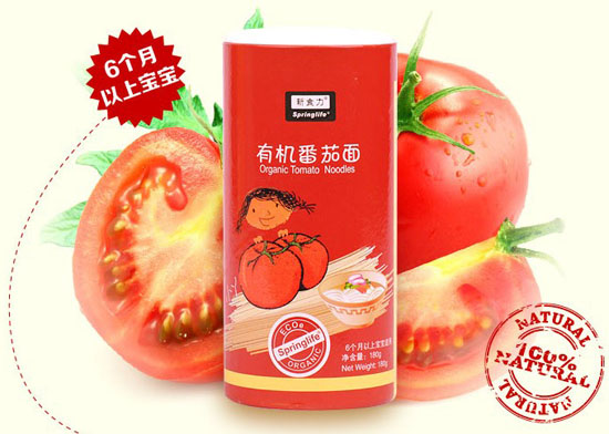 新食力儿童有机番茄面条180g