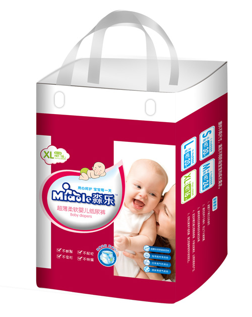 淼乐超薄柔软婴儿纸尿裤XL号