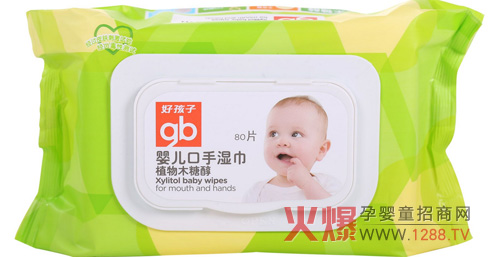 好孩子木糖醇湿巾+三大特点