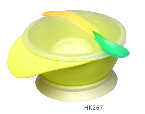 好可爱单耳婴儿吸底碗