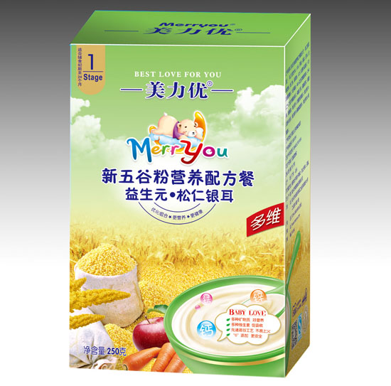 美力優(yōu)益生元松仁銀耳新五谷營(yíng)養配方餐