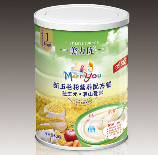 美力優(yōu)益生元淮山薏米新五谷營(yíng)養配方餐
