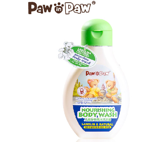 paw in paw儿童舒爽柔润沐浴露250ml
