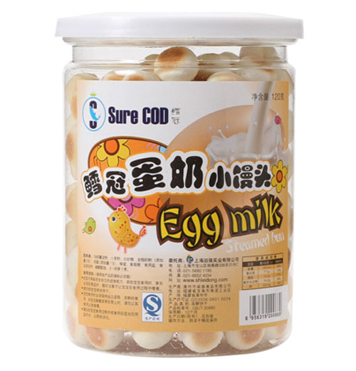 鱈冠蛋奶小饅頭