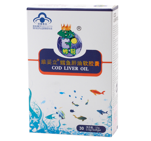鱈冠維妥立鱈魚(yú)肝油軟膠囊