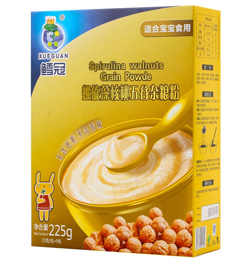鱈冠螺旋藻核桃五谷雜糧粉