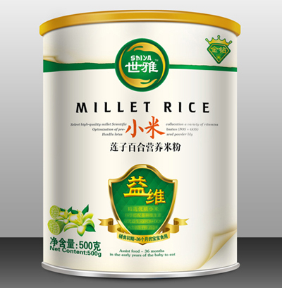 世雅小米莲子百合营养米粉