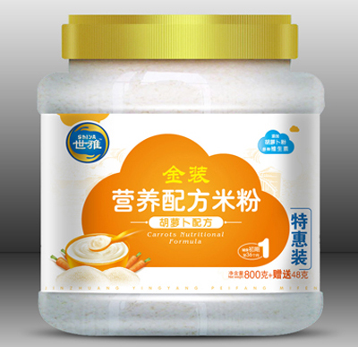 世雅金装胡萝卜营养米粉