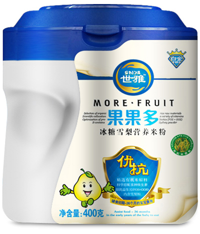 世雅果果多冰糖雪梨营养米粉