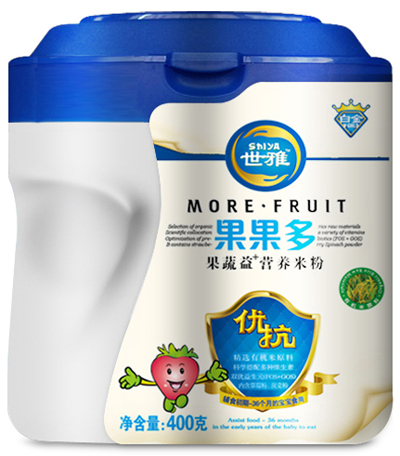 世雅果果多果蔬益+营养米粉