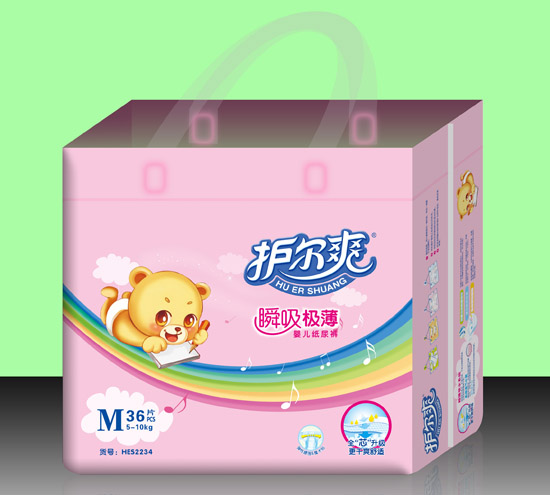護爾爽瞬吸極薄嬰兒紙尿褲M(mǎn)碼36片