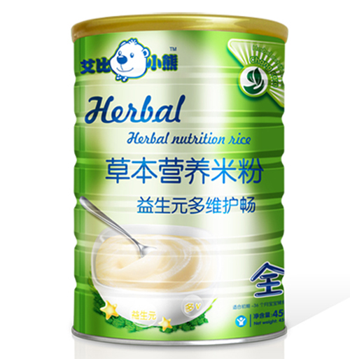 艾比小熊益生元多維護暢草本米粉全段聽(tīng)裝