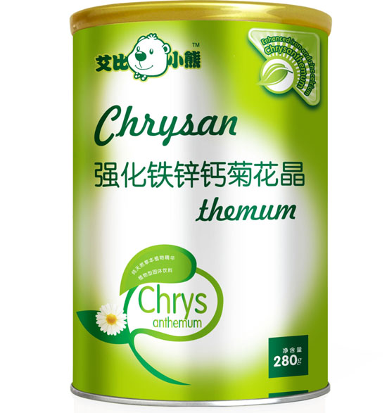 艾比小熊強化鐵鋅鈣菊花晶聽(tīng)裝