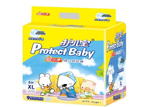 护儿宝超级薄婴儿纸尿裤XL码8片