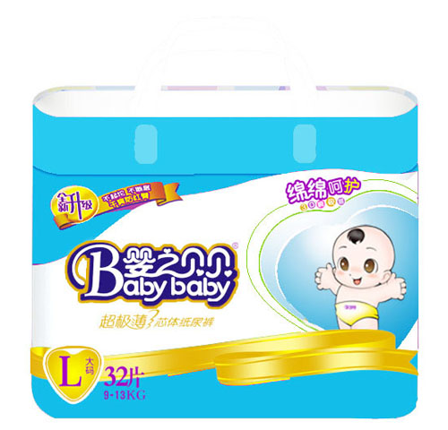 婴之贝贝超极薄尿裤大号32片