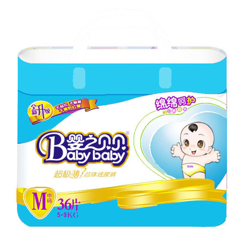 婴之贝贝超极薄尿裤中号36片