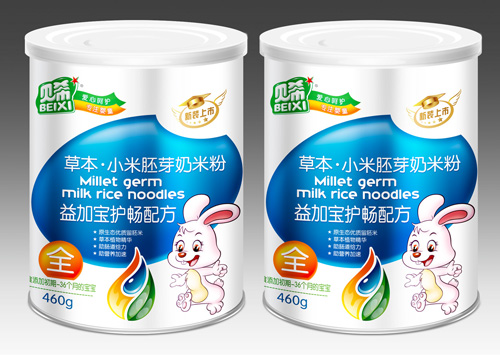贝希益加宝护畅草本小米胚芽奶米粉