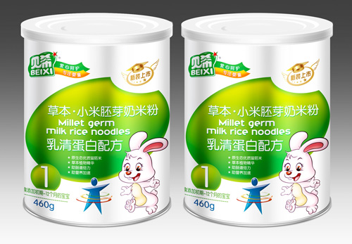 贝希乳清蛋白草本小米胚芽奶米粉