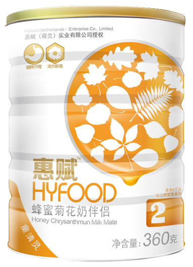 惠赋童清灵(蜂蜜菊花)奶伴侣2段360克