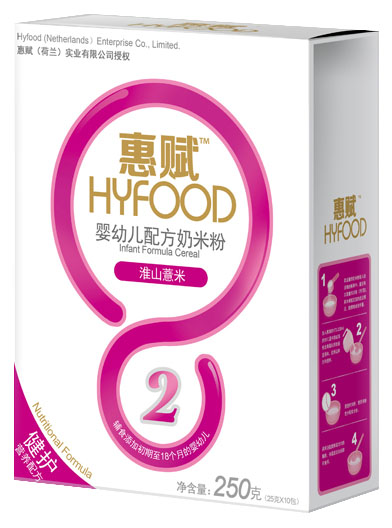 惠赋淮山薏米婴幼儿配方奶米粉盒装