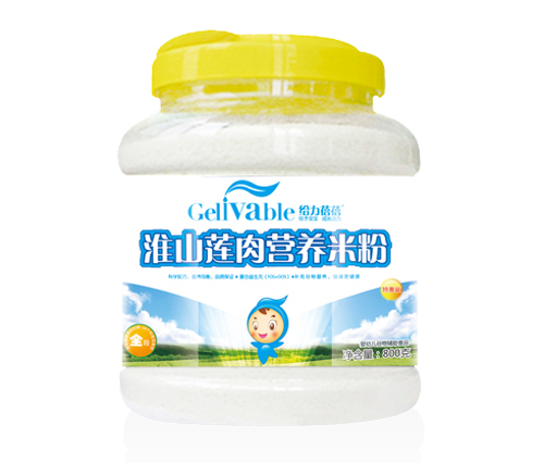 给力蓓蓓淮山莲肉800克桶装米粉