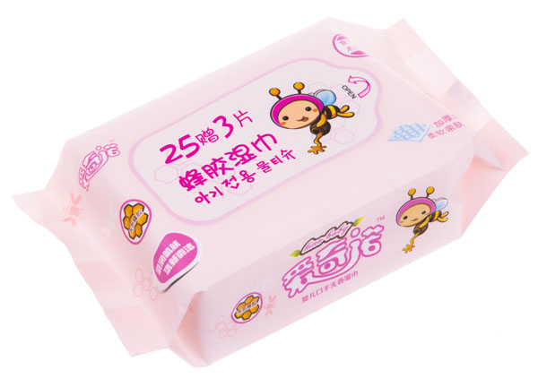 爱奇诺天然蜂胶婴儿口手无香10片独立(蓝)-火