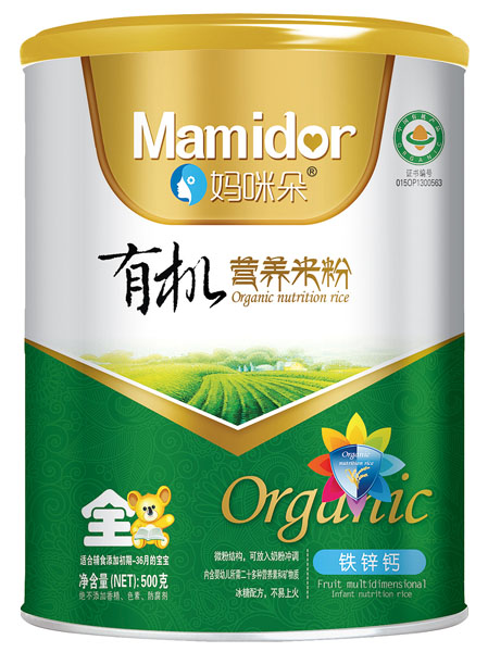 媽咪朵鐵鋅鈣有機營(yíng)養米粉