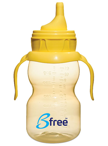 Bfree黄色双柄易把握学饮杯300ml