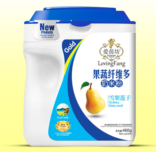 愛(ài)茵坊雪梨蓮子果蔬纖維多奶米粉桶裝
