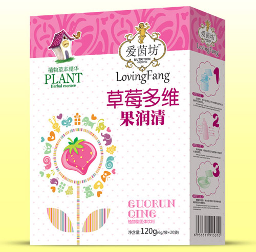 愛(ài)茵坊草莓多維果潤清盒裝