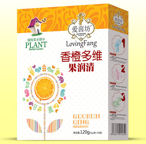 愛(ài)茵坊香橙多維果潤清盒裝