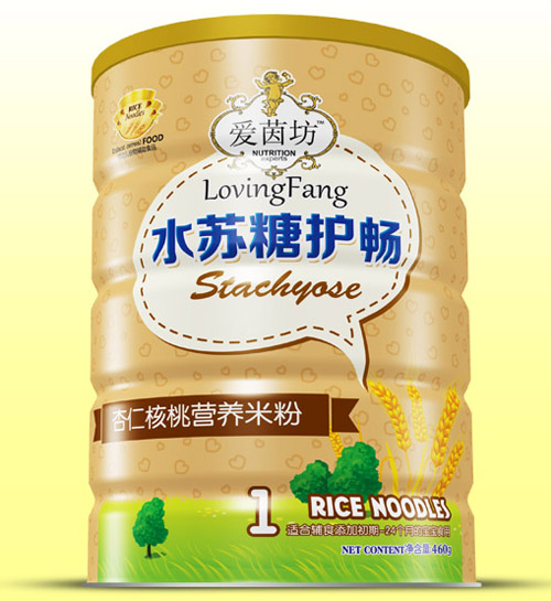 愛(ài)茵坊杏仁核桃水蘇糖護暢米粉鐵聽(tīng)1段