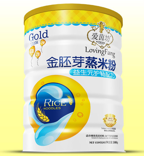 愛(ài)茵坊益生元護暢金胚芽蒸米粉鐵聽(tīng)