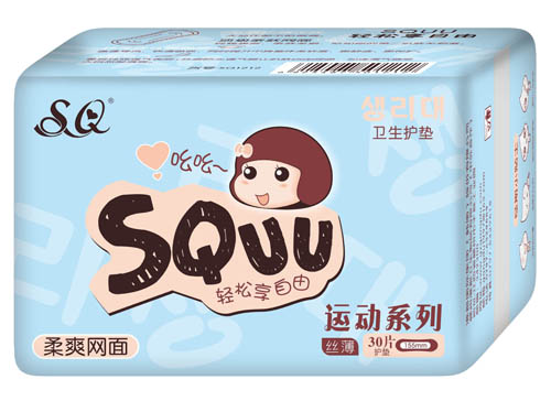 SQUU柔爽網(wǎng)面衛生護墊