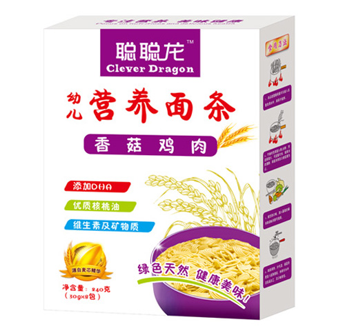 聪聪龙香菇鸡肉营养面条