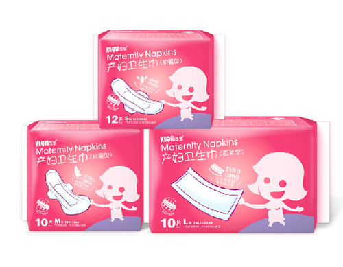 可亲产妇卫生巾超值组合套装