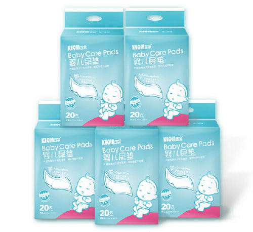 可亲婴儿尿垫5包100片套装