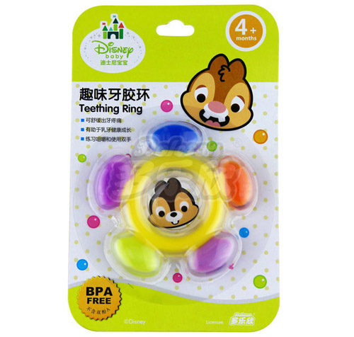 迪士尼宝宝迪士尼cuties趣味牙胶环